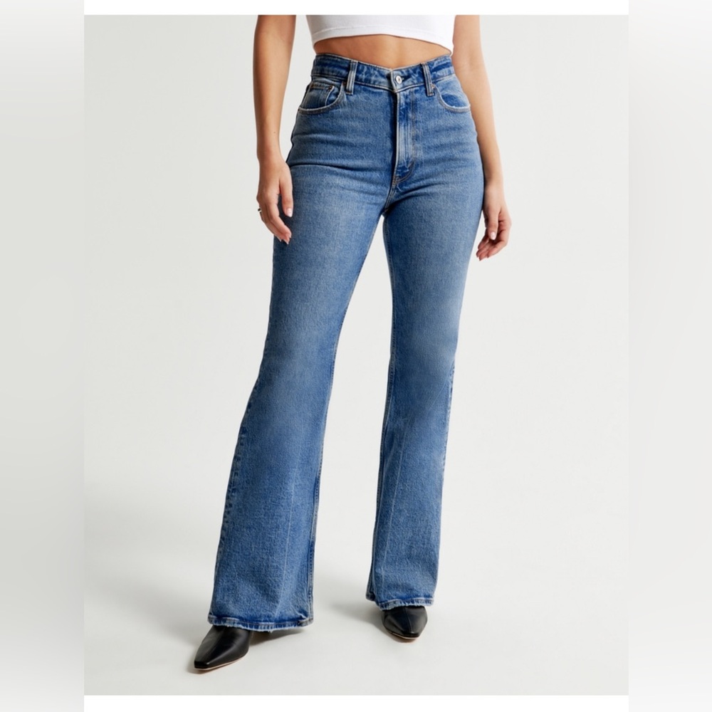 Abercrombie curve love vintage flare jeans